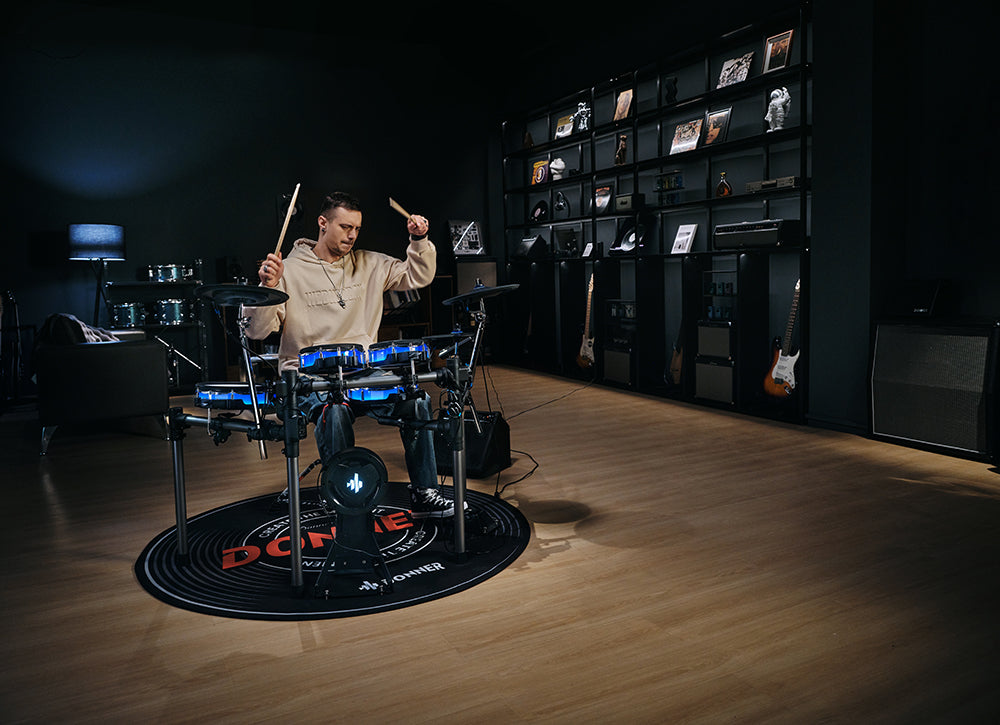 INTRODUCING THE DONNER BACKBEAT ELECTRONIC DRUM KIT